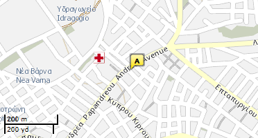Location of business on map