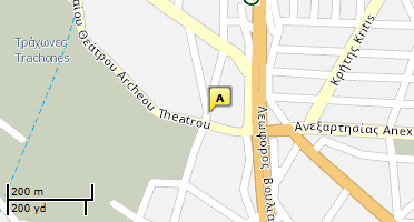 Location of business on map