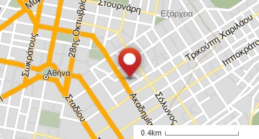 Location of business on map