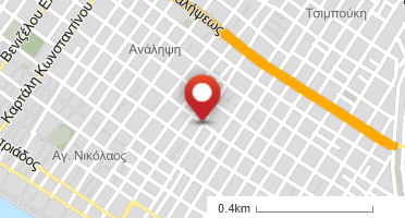 Location of business on map