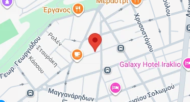 Location of business on map