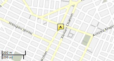 Location of business on map