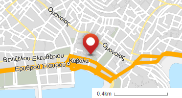 Location of business on map