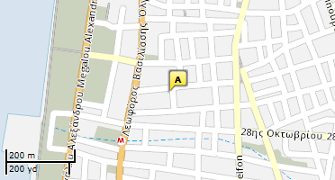 Location of business on map