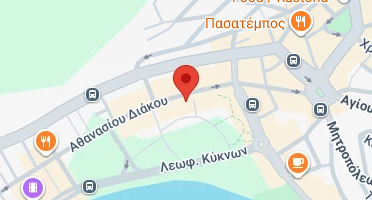 Location of business on map