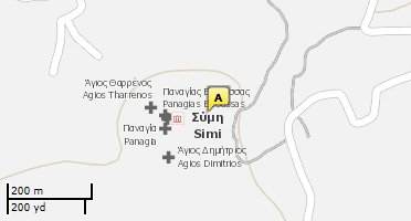 Χάρτης και σημείο της επιχείρησης