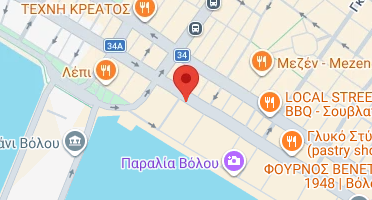Location of business on map