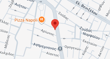 Location of business on map