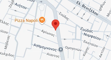 Location of business on map