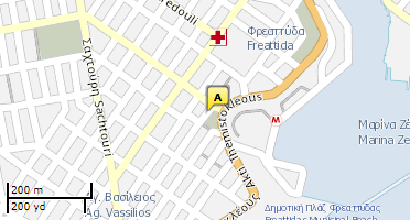 Location of business on map