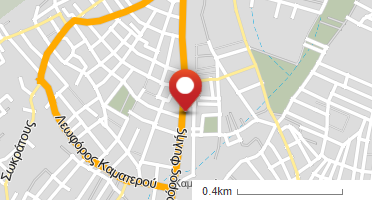 Location of business on map