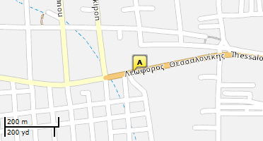 Location of business on map