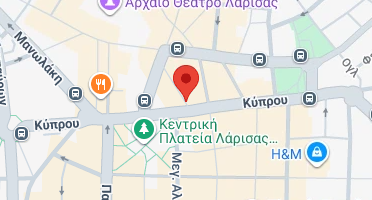Location of business on map