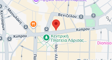 Location of business on map