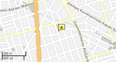 Location of business on map