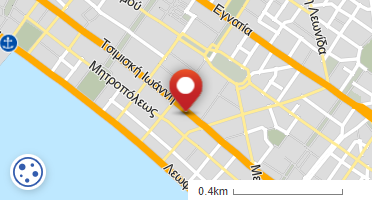 Location of business on map