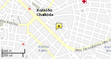 Location of business on map