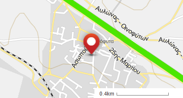 Location of business on map