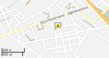 Location of business on map