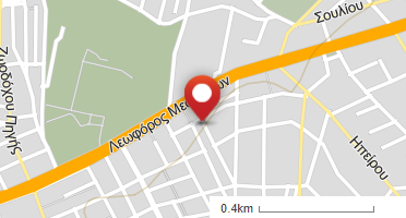 Location of business on map