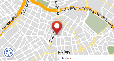 Location of business on map
