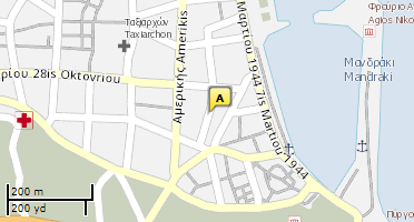 Location of business on map