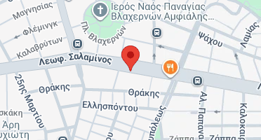 Location of business on map