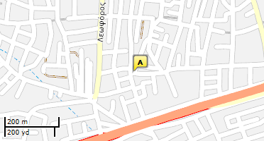 Location of business on map