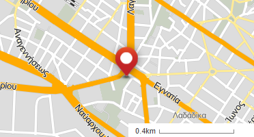 Location of business on map