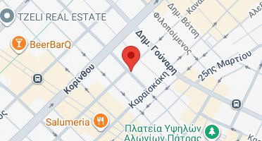 Location of business on map
