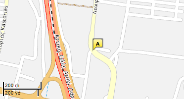 Location of business on map