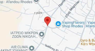 Location of business on map