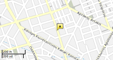 Location of business on map