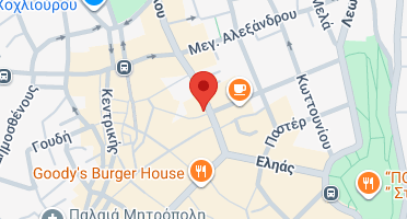 Location of business on map
