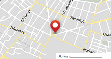 Location of business on map