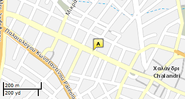 Location of business on map