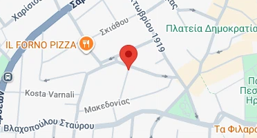 Location of business on map