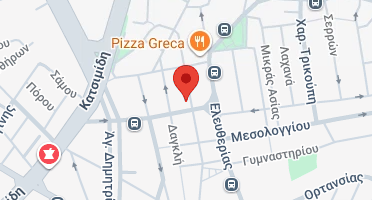 Location of business on map