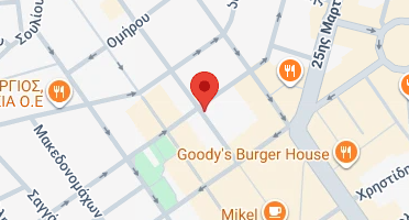 Location of business on map
