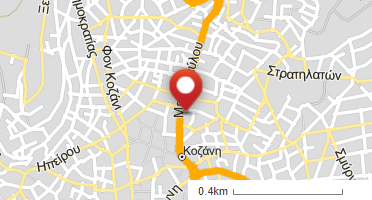 Location of business on map