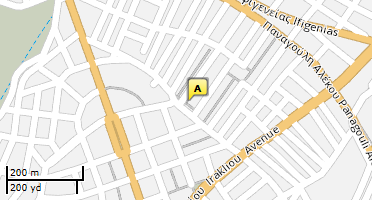 Location of business on map