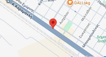 Location of business on map