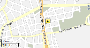 Location of business on map