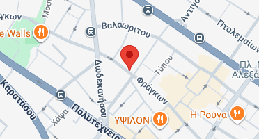 Location of business on map