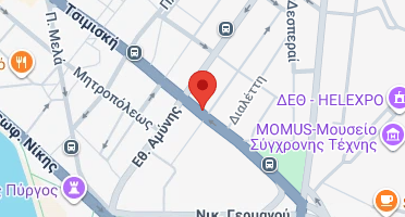 Location of business on map