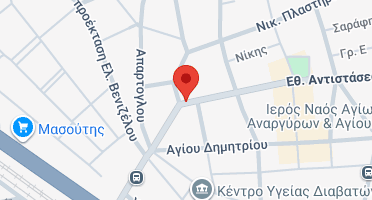 Location of business on map