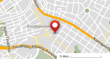 Location of business on map