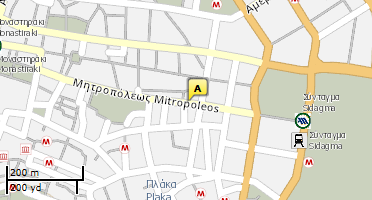 Location of business on map