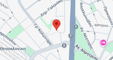 Location of business on map