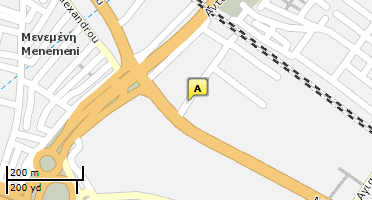 Location of business on map